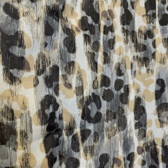 Ann Taylor Loft Med Petite Long Sleeve, Sheer Blouse - Picture 5 of 8